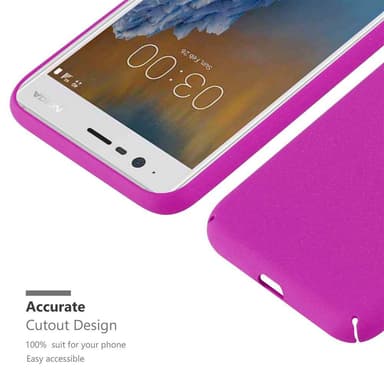 Nokia 3 2017 Suojakuori Kotelo (Vaaleanpunainen)