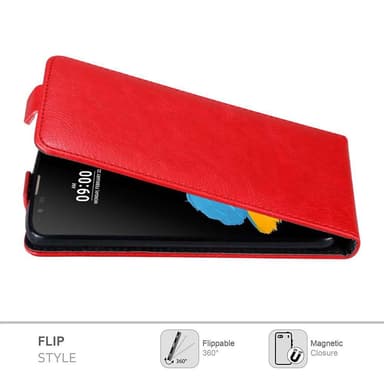 LG STYLUS 2 Suojakuori Lompakkokotelo (Punainen)