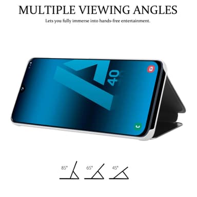 Suojakuori Samsung Galaxy A40 Lompakkokotelo (Hopea)