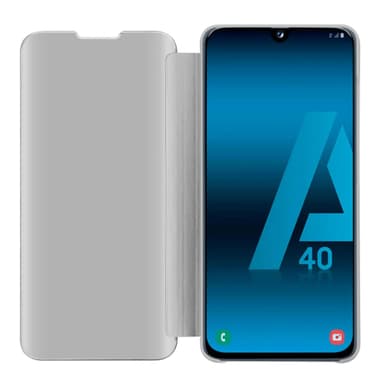 Suojakuori Samsung Galaxy A40 Lompakkokotelo (Hopea)