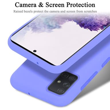 Samsung Galaxy A51 5G Suojakuori Kotelo (Violetti)
