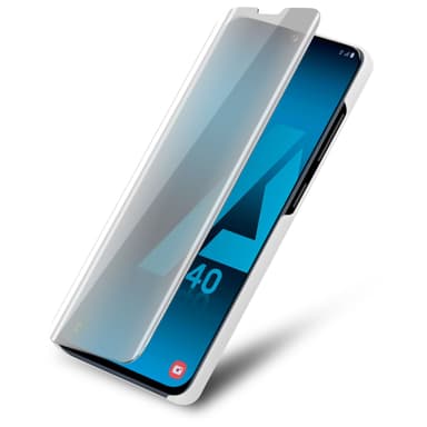 Suojakuori Samsung Galaxy A40 Lompakkokotelo (Hopea)