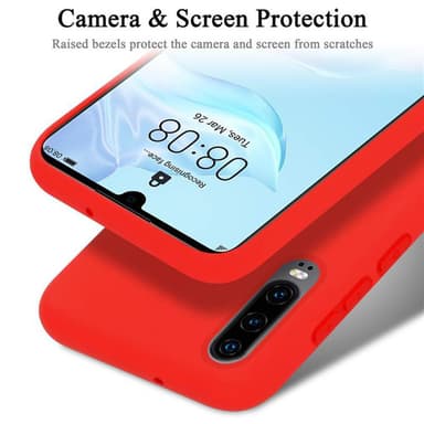 Huawei P30 Suojakuori Kotelo Case (Punainen)