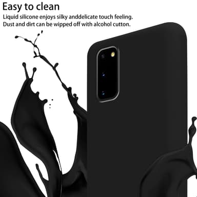 Suojakuori Samsung Galaxy S20 Kotelo Ketju (Musta)