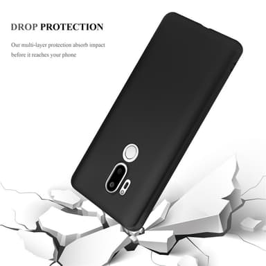 LG G7 ThinQ / FIT / ONE Suojakuori Kotelo (Musta)