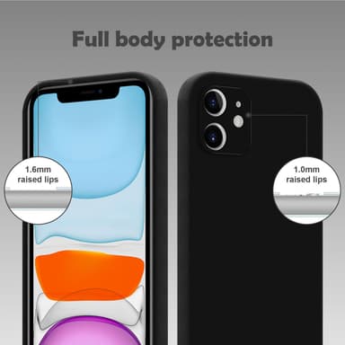 Suojakuori iPhone 11 Kotelo (Musta)