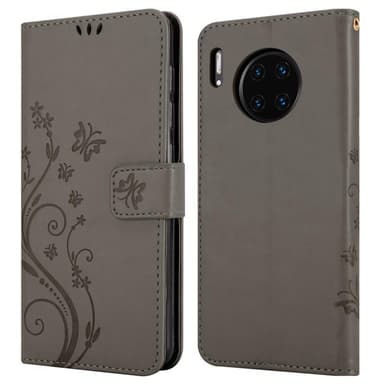 Huawei MATE 30 PRO Suojakuori Lompakkokotelo (harmaa)