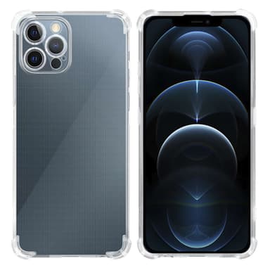iPhone 12 PRO Suojakuori Kotelo (Läpinäkyvä)
