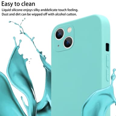 Suojakuori iPhone 14 PLUS Kotelo Ketju (Turkoosi)