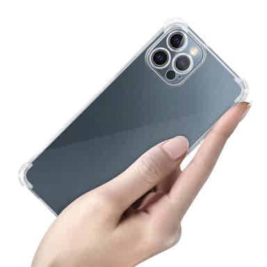 iPhone 12 PRO Suojakuori Kotelo (Läpinäkyvä)
