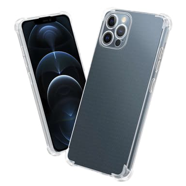 iPhone 12 PRO Suojakuori Kotelo (Läpinäkyvä)
