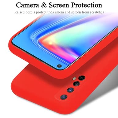 Realme 7 5G Suojakuori Kotelo Case (Punainen)