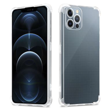 iPhone 12 PRO Suojakuori Kotelo (Läpinäkyvä)