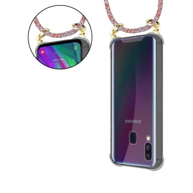 Samsung Galaxy A40 Suojakuori Kotelo (Punainen)