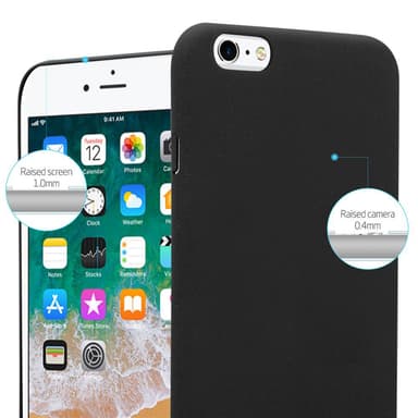 iPhone 6 PLUS / 6S PLUS Suojakuori Kotelo (Musta)