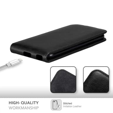 iPhone 11 Suojakuori Lompakkokotelo (Musta)