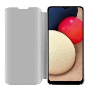 Suojakuori Samsung Galaxy A02s Lompakkokotelo (Hopea)