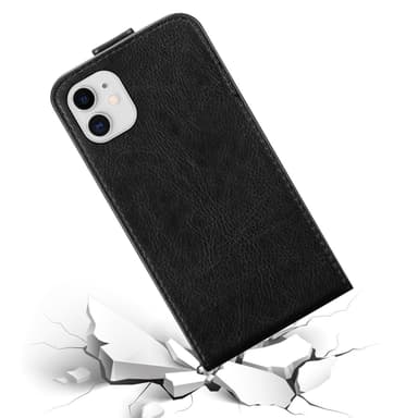 iPhone 11 Suojakuori Lompakkokotelo (Musta)