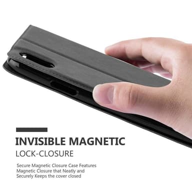 Lompakkokotelo iPhone XR Case (Musta)