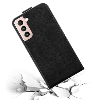 Samsung Galaxy S21 5G Suojakuori Lompakkokotelo (Musta)