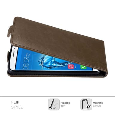 Huawei NOVA PLUS Suojakuori Lompakkokotelo (Ruskea)