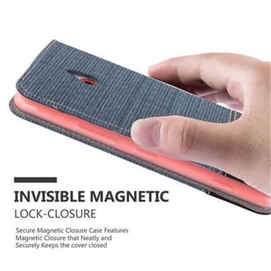 Nokia Lumia 1320 Suojakuori Lompakkokotelo (Sininen)