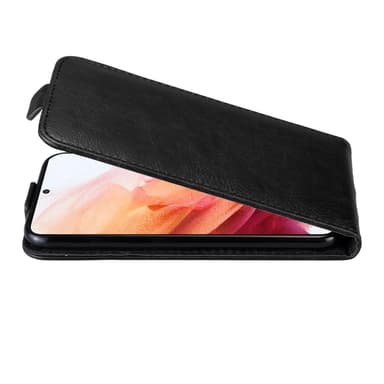 Samsung Galaxy S21 5G Suojakuori Lompakkokotelo (Musta)