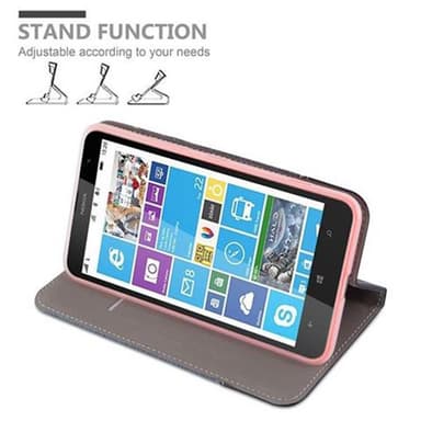 Nokia Lumia 1320 Suojakuori Lompakkokotelo (Sininen)