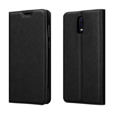 Oppo R17 Suojakuori Lompakkokotelo (Musta)