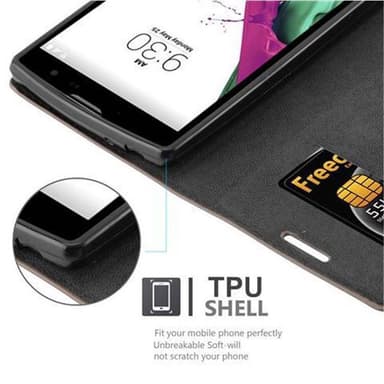 LG G4C / G4 MINI / MAGNA Suojakuori Lompakkokotelo