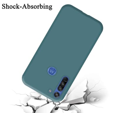 Motorola MOTO G8 Suojakuori Kotelo Case (Green)