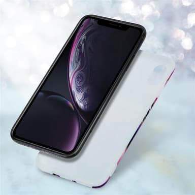iPhone XR Suojakuori Lompakkokotelo (Violetti)