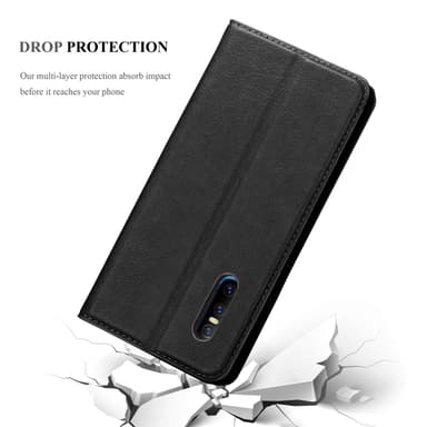 Vivo S1 Suojakuori Lompakkokotelo (Musta)