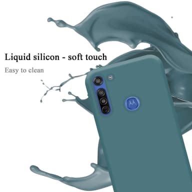 Motorola MOTO G8 Suojakuori Kotelo Case (Green)