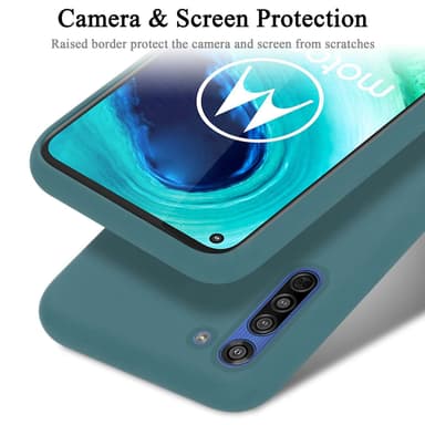 Motorola MOTO G8 Suojakuori Kotelo Case (Green)