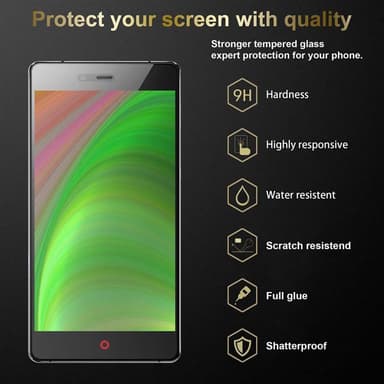 ZTE Nubia Z9 MAX Näytönsuoja Karkaistu lasi Suojakalvo