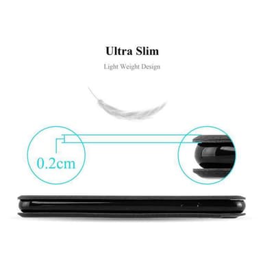 Lompakkokotelo iPhone 6 PLUS / 6S PLUS Case (Musta)