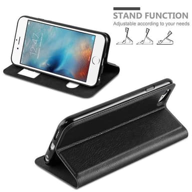 Lompakkokotelo iPhone 6 PLUS / 6S PLUS Case (Musta)