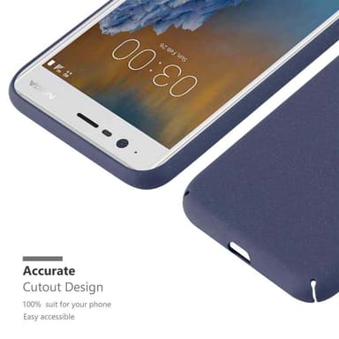 Nokia 3 2017 Suojakuori Kotelo Case (Sininen)