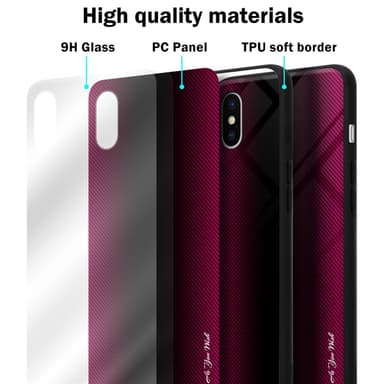 iPhone X / XS Suojakuori Kotelo (Vaaleanpunainen)