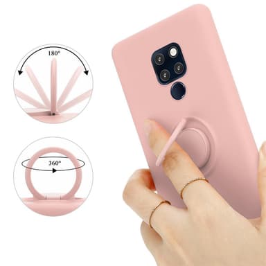 Huawei MATE 20 Suojakuori Kotelo (Vaaleanpunainen)