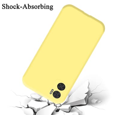 Motorola MOTO E22 / E22i Suojakuori Kotelo (Keltainen)