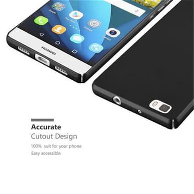 Huawei P8 LITE 2015 Suojakuori Kotelo Cover (Musta)