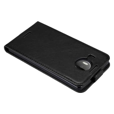 Nokia Lumia 950 XL Suojakuori Lompakkokotelo (Musta)