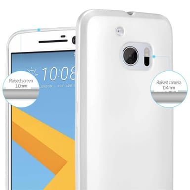 HTC ONE M10 Suojakuori Kotelo (Hopea)