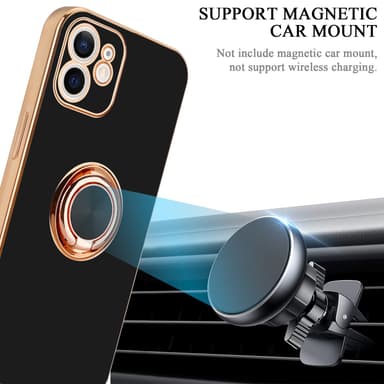 iPhone 11 Suojakuori Kotelo (Musta)