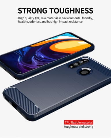 Suojakuori Samsung Galaxy A20s Kotelo (Sininen)