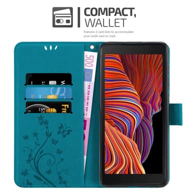 Samsung Galaxy XCover 5 Suojakuori Lompakkokotelo