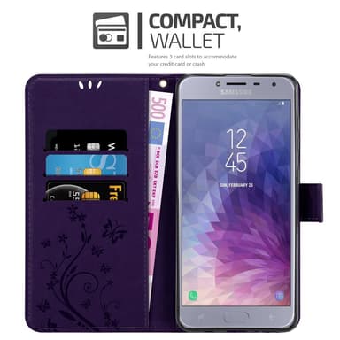 Samsung Galaxy J4 2018 Suojakuori Lompakkokotelo