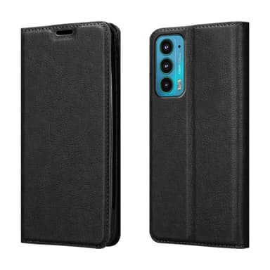 Motorola EDGE 20 Suojakuori Lompakkokotelo (Musta)